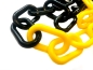 Preview: plastic-barrier-chain-6-mm-black-yellow-1